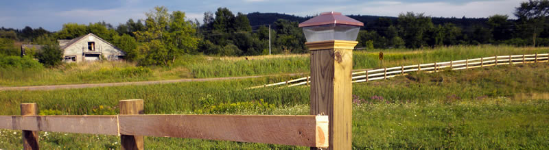 Beautiful fencing in rural Vermont